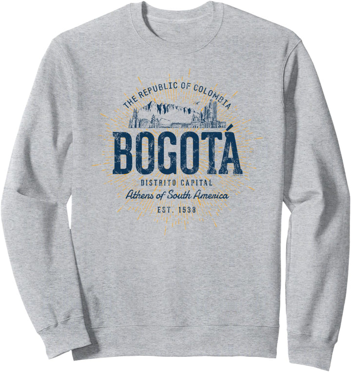 Kolumbien Retro Stil Vintage Bogotá Sweatshirt