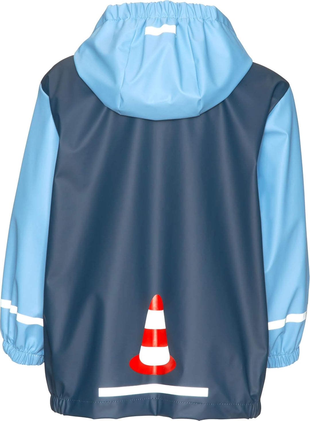 Playshoes Unisex Kinder Regenjacke Wind-und wasserdicht Regenmantel Regenbekleidung 98 Baustelle, 98