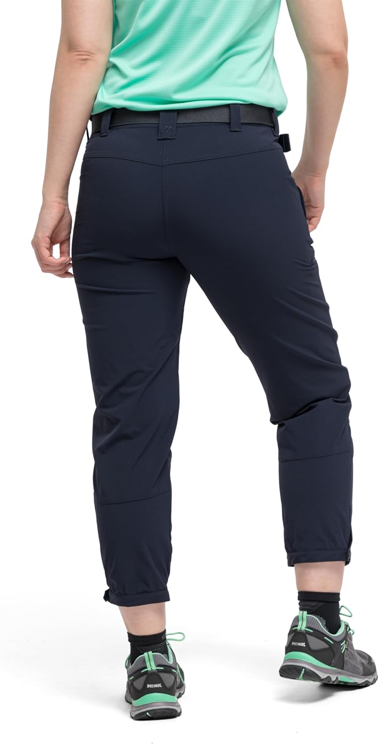 Maier Sports Inara Slim 3/4, Damen Wanderhose, Wasserabweisende Dreiviertelhose für Trekking und Hik