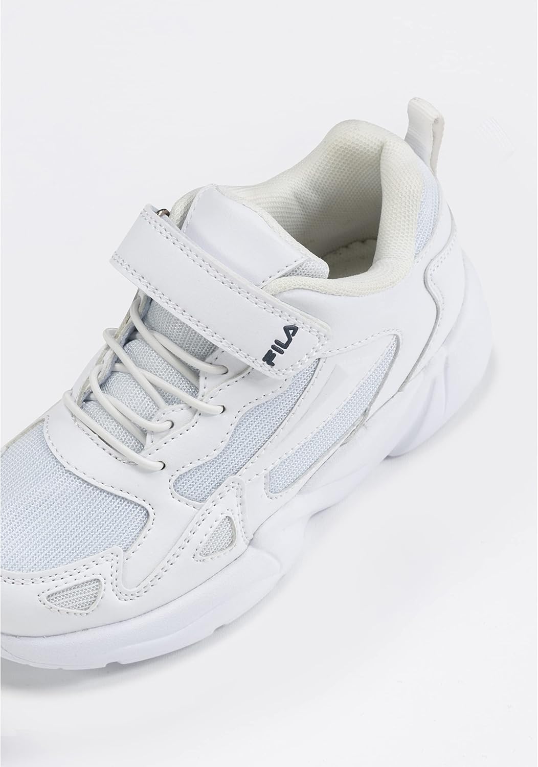 FILA Unisex Kinder Ventosa Velcro Kids Sneaker, 28 EU Weiß