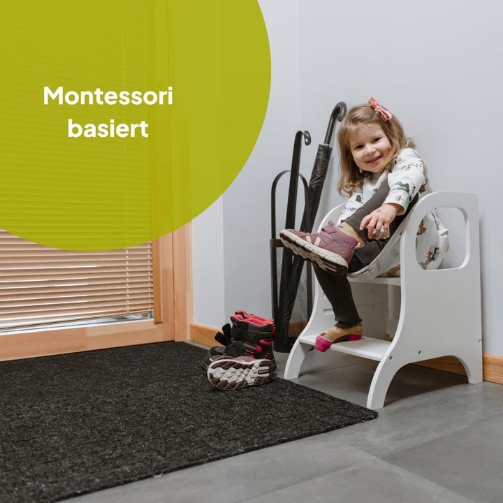 Ette Tete MIIMO • Höhenverstellbarer Tritthocker für Kleinkinder • Toilettenhocker für das Töpfchent