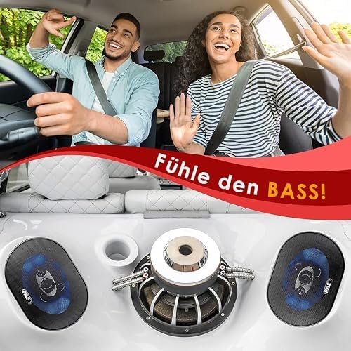 Pyle Auto Lautsprecher 5x7 Zoll 3 Wege Set 300W - Einbaulautsprecher Auto Kfz Lautsprecher mit Hocht