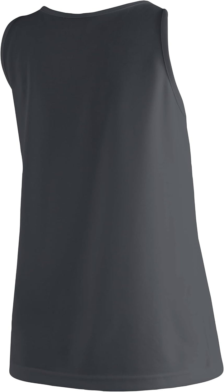 Maier Sports Petra, Ärmelloses Damen T-Shirt, Outdoorshirt mit Rundhals für Wandern und Freizeit, dr