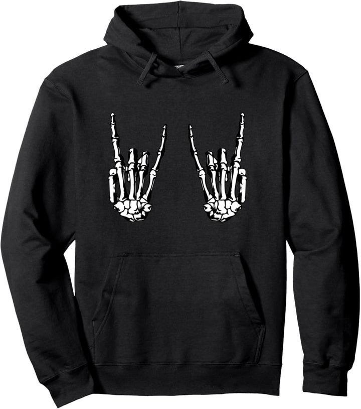 Skeleton Hands Pullover Hoodie