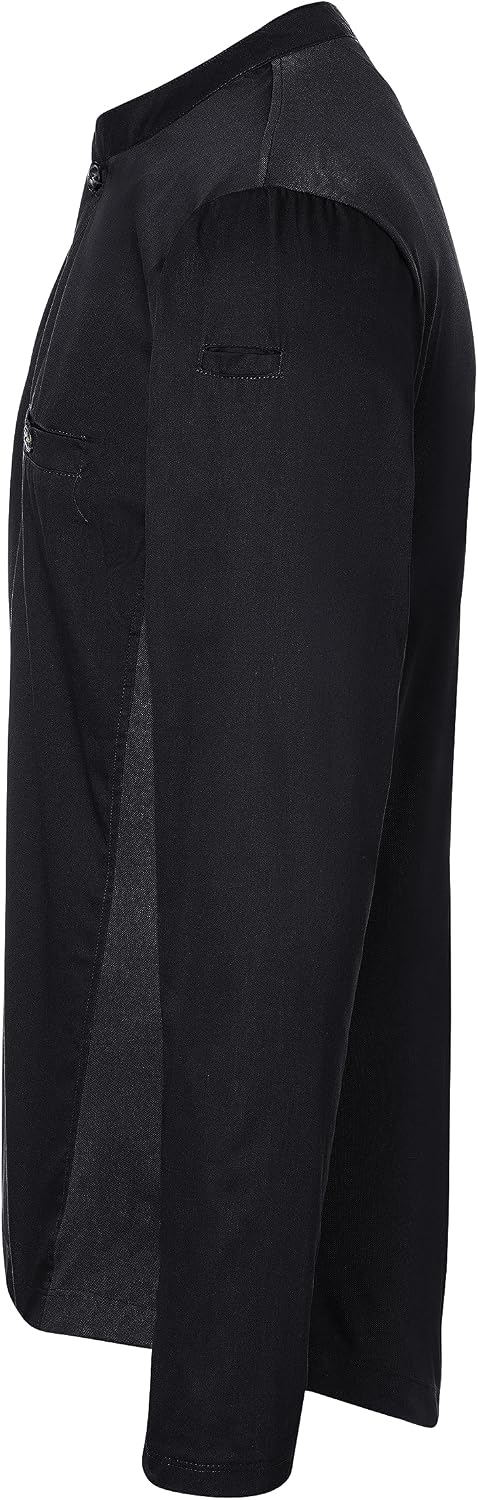 Karlowsky Herren Langarm Arbeitsshirt Performance 60% Baumwolle, 40% Polyester XL Schwarz, XL Schwar