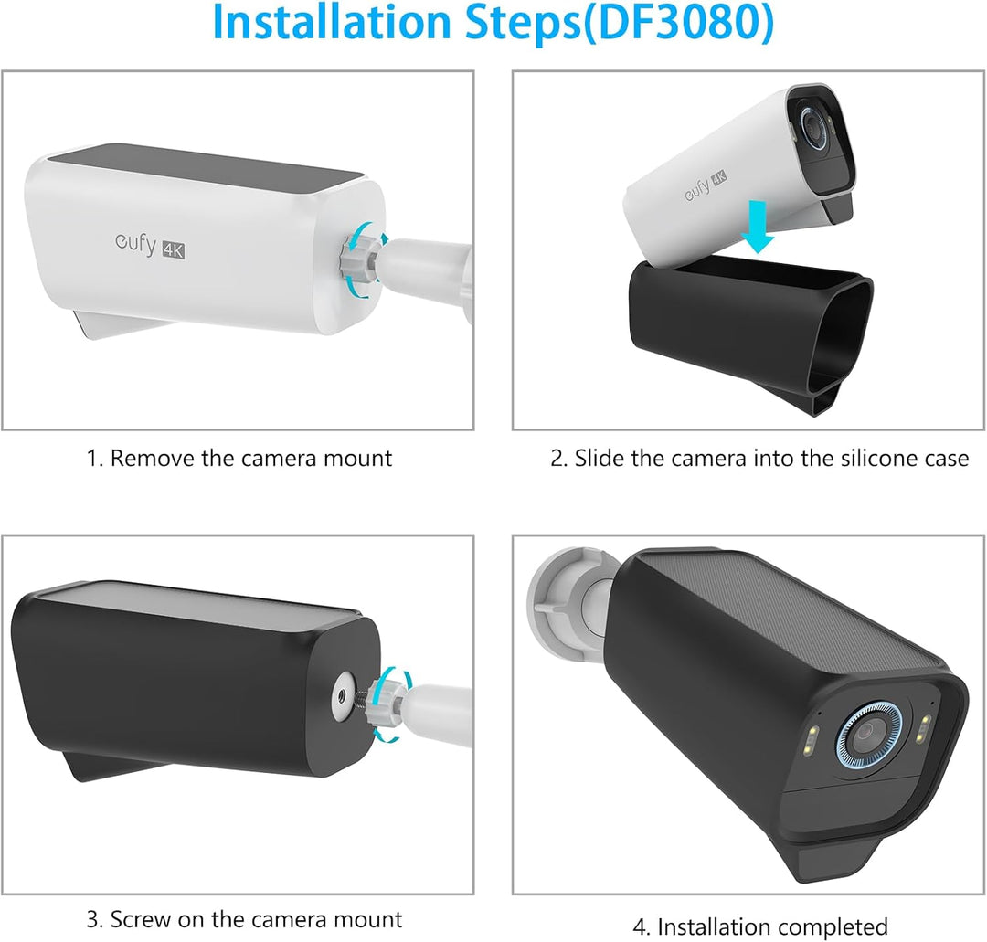 Silikon-Schutzhülle für den Aussenbereich, kompatibel mit Eufy Security eufyCam S3 Pro Kamera, Eufy