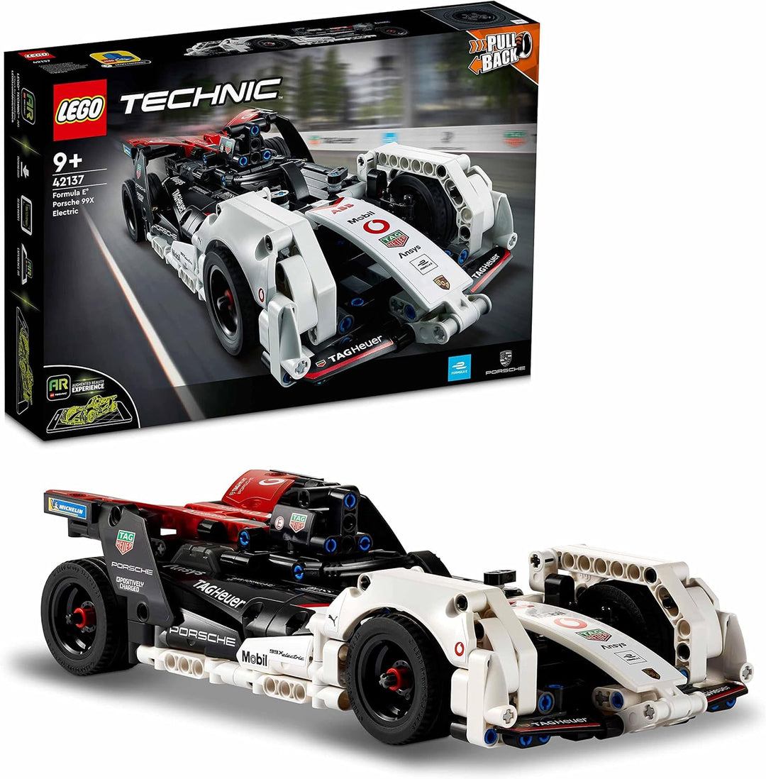 LEGO 42137 Technic Formula E Porsche 99X Electric, Rennauto für Jungen und Mädchen, Modellauto-Bausa
