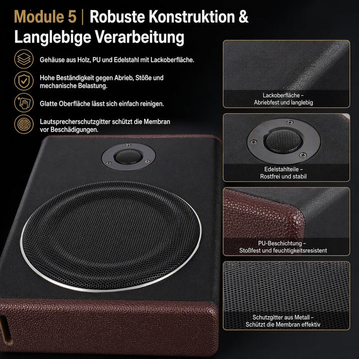 Subwoofer Flach Car Aktiv Bass Lautsprecher, Auto Ultra-Kompaktes aktives Set Unter Sitz Aktiv, mit