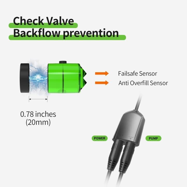 Fzone Automatisches Nachfüllsystem ATO für Aquarium mit Pumpe zur Obenbefüllung, Wassernachfüller mi