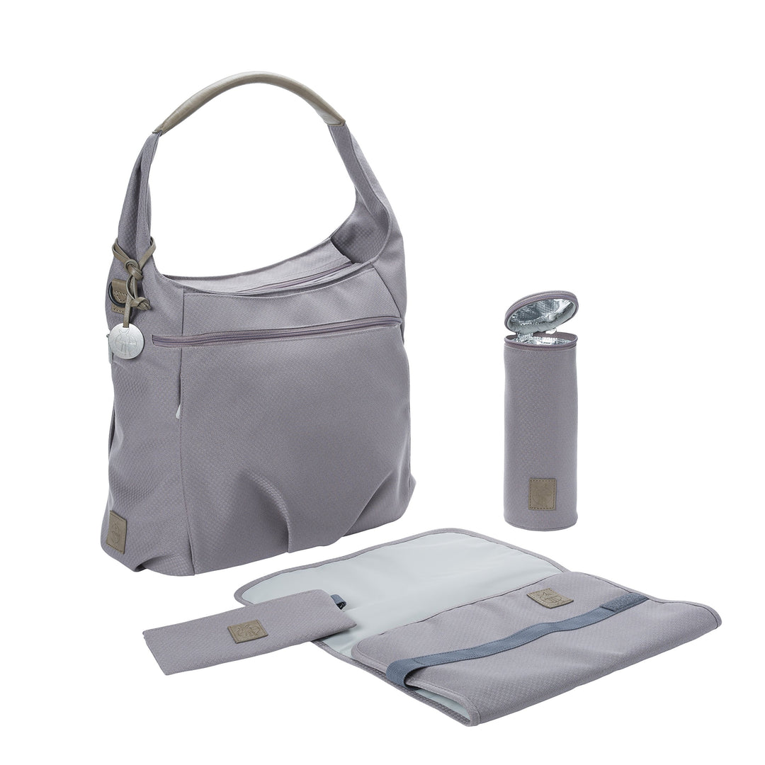 LÄSSIG Baby Wickeltasche Stylische Tasche nachhaltig Babytasche/Green Label Hobo Bag Rosa, Rosa