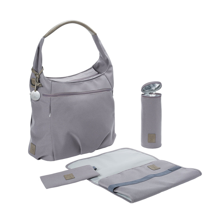 LÄSSIG Baby Wickeltasche Stylische Tasche nachhaltig Babytasche/Green Label Hobo Bag Rosa, Rosa