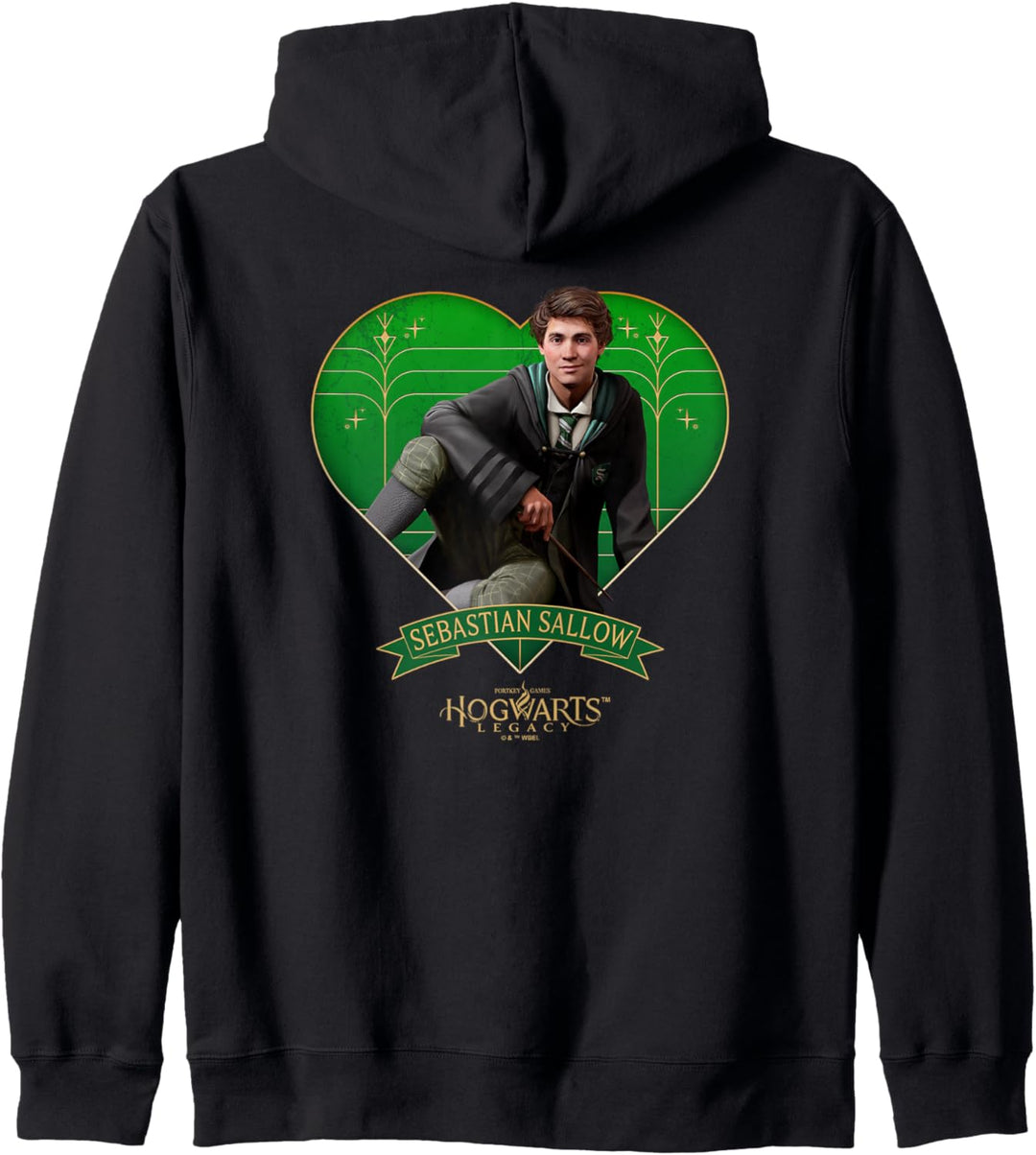 Harry Potter Hogwarts Legacy Sebastian Sallow Heart Kapuzenjacke