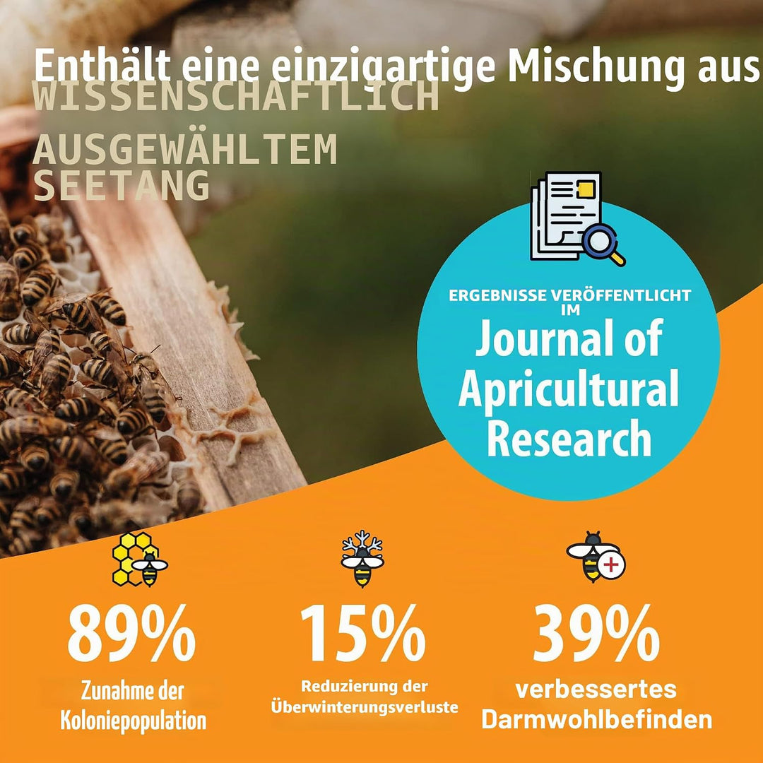 HIVE ALIVE Bienenfutter Zusatz - Natürliches Bienenfutter Flüssig - Bio Imker Zubehör - Herbst-Frühj