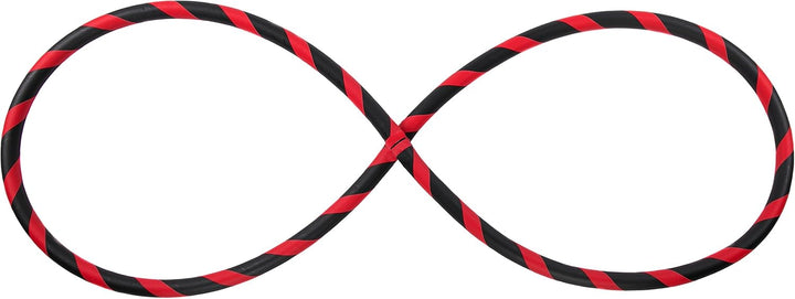 Faltbarer Anfänger Hula Hoop Reifen, Ø90/95/100/105cm Ø95cm Rot, Ø95cm Rot