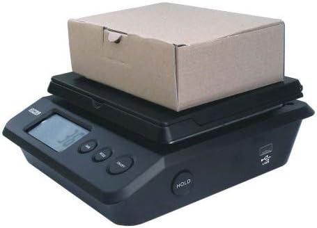 Dipse Parcel 25/20 / 10 kg - Digitale Paketwaage Briefwaage mit USB- oder Batteriebetrieb und 2g / 1