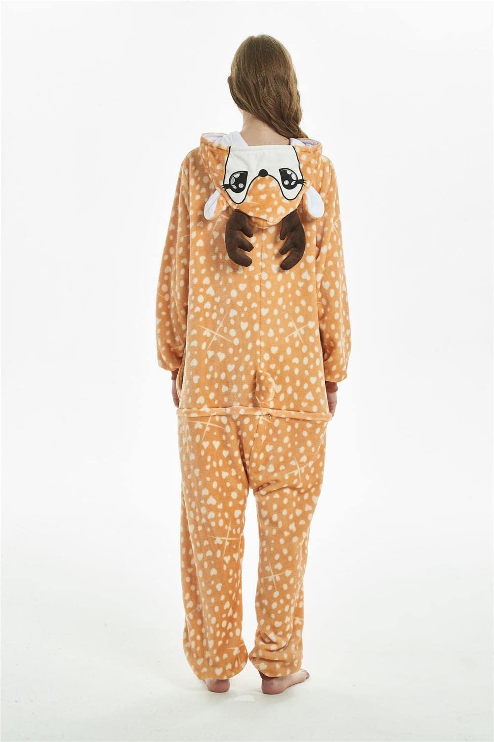 ZKomoL Pyjamas Onesies Cosplay Erwachsene Unisex Tiere Halloween Kostüm Kleid Loungewear, Tigermuste