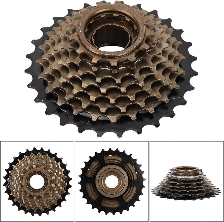 Yosoo Schraubkranz 8Fach, 8 Gang Freilaufkassette, Fahrrad 8 Fach Schraubkranz, 8 Fach Ritzel mit Sc
