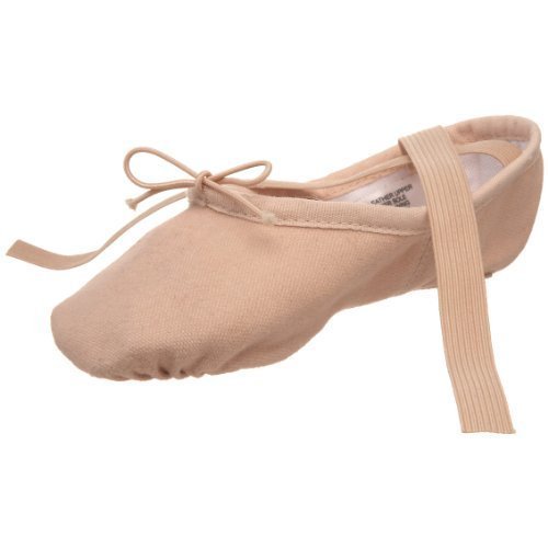 Bloch Girl's Pump Split Sole Canvas Ballet Shoe/Slipper, Pink, 12.5 D US Little Kid