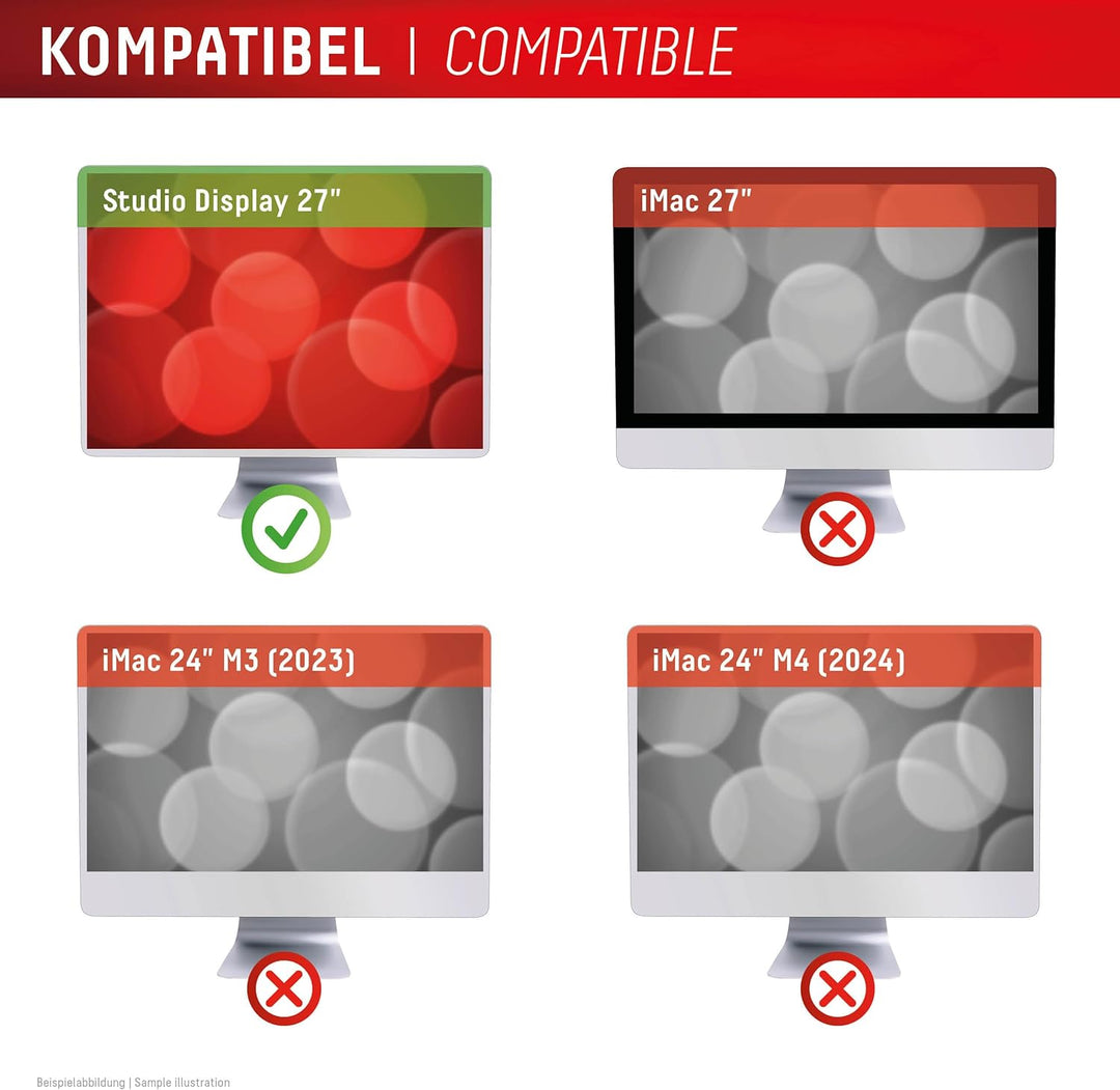 Displex PRIVACY SAFE Magnetischer 2-Wege Blickschutzfilter für Apple (iMac 24" M1 (2021)/ M3 (2023)/