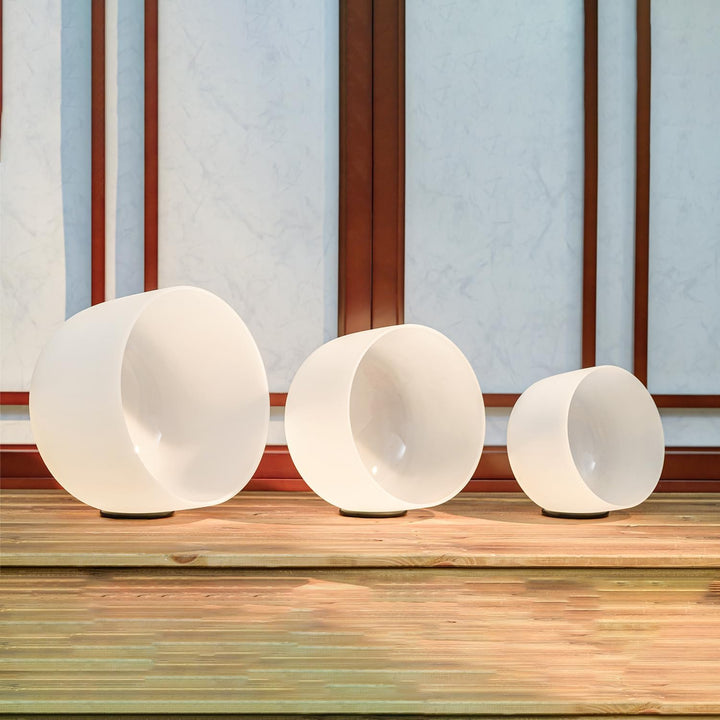Hye-eun Kristall Klangschalen Set 432hz 7"A 9"F 11"D mit Tragetasche Schlägel für Sound Heilung Ther