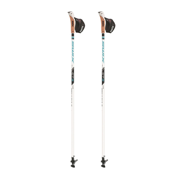 Swix CT3 Nordic Walking Stock Composite Premium 1 Paar weiss 120 cm, weiss 120 cm