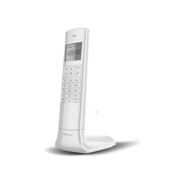 LOGICOM Luxia 150 schnurloses Telefon Weiss / Grau, Weiss / Grau
