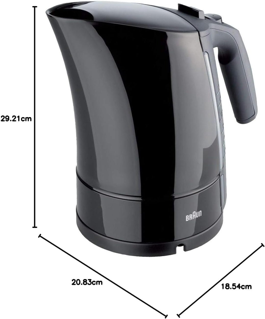 Braun Multiquik 3 WK300|Wasserkocher mit Automatischer Abschaltung | Schnellkochsystem|1,7 Liter |He