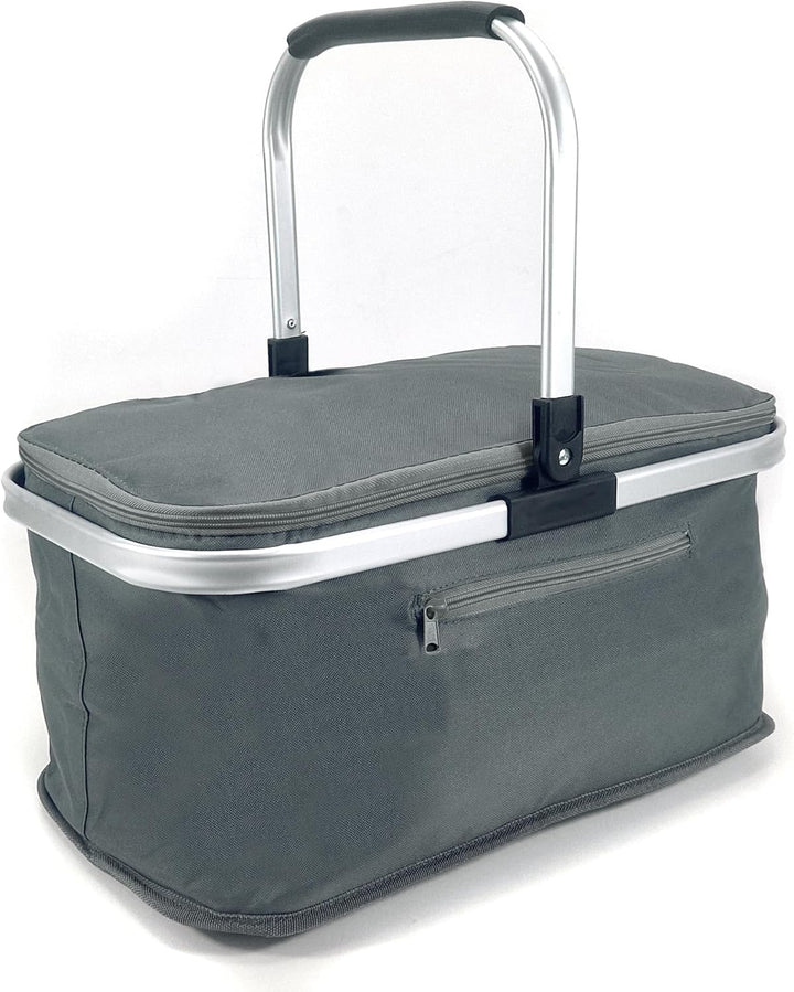 24L Einkaufskorb Gross Isolierkorb Kühlkorb Kühltasche Picknickkorb Thermotasche Kühltasche Thermo T