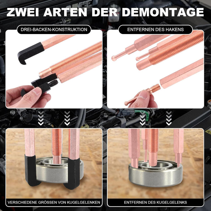 35-in-1 Lagerabzieher-Set Universal Innenlager Abzieher Lagerentfernungswerkzeug Lager Demontage Zah