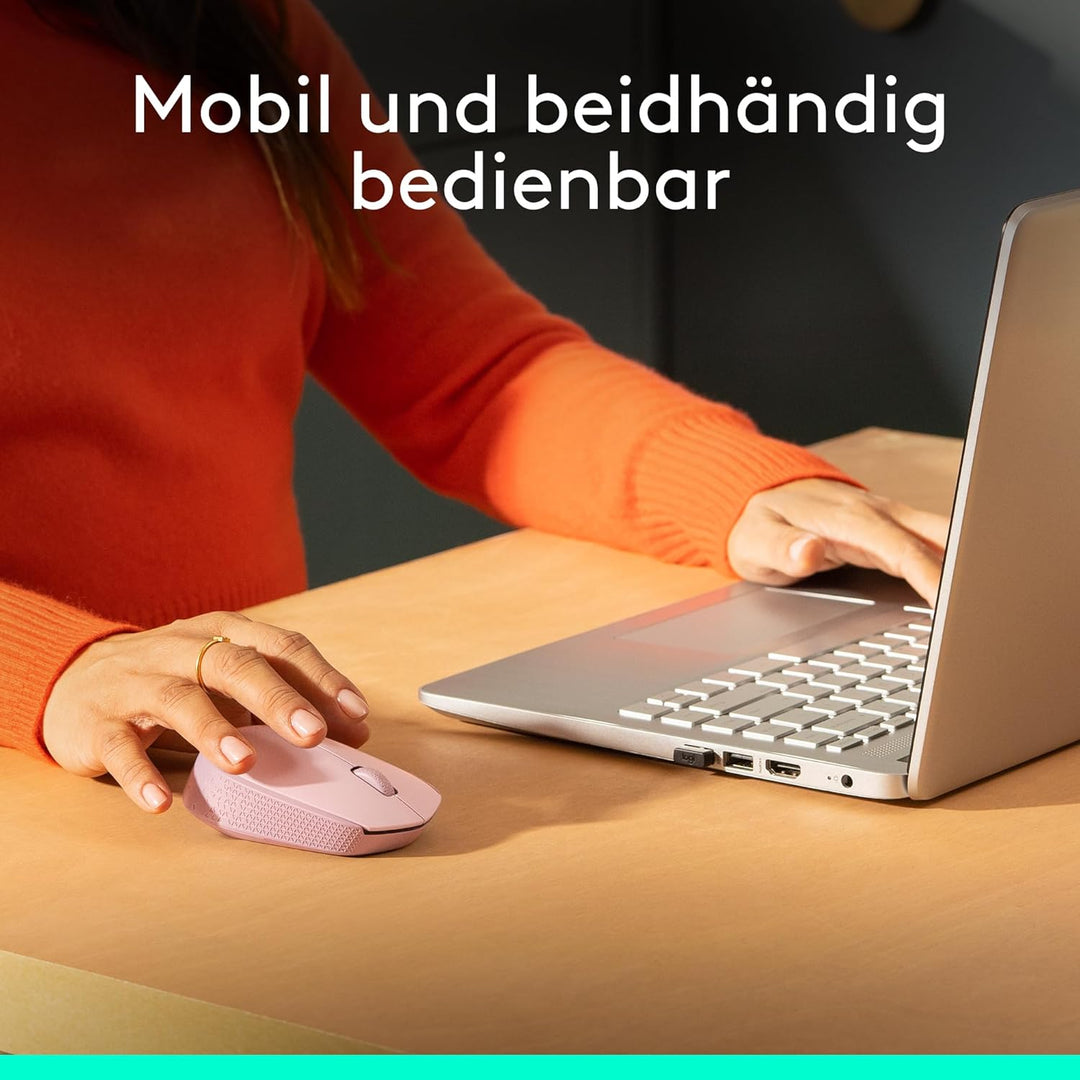 Logitech M171 kabellose Computermaus fürPC, Mac, Laptop, 2.4 GHz mit USB Mini-Empfänger, optische Sp