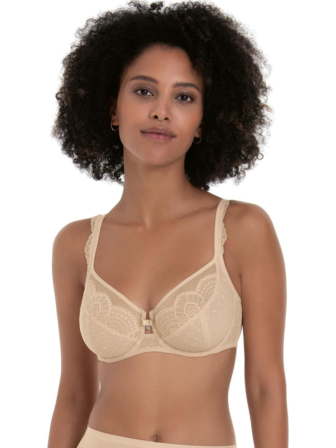 Rosa Faia by Anita Damen Bügel-BH Selma 5634 - Komfort-Spitzen-BH mit Zierstein – stützender Damen B