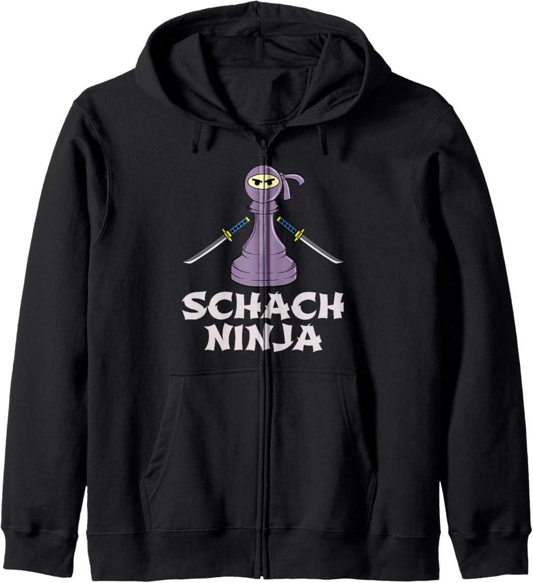 Schach Ninja Schachbrett Schach Design Chess Ninja Schach Kapuzenjacke