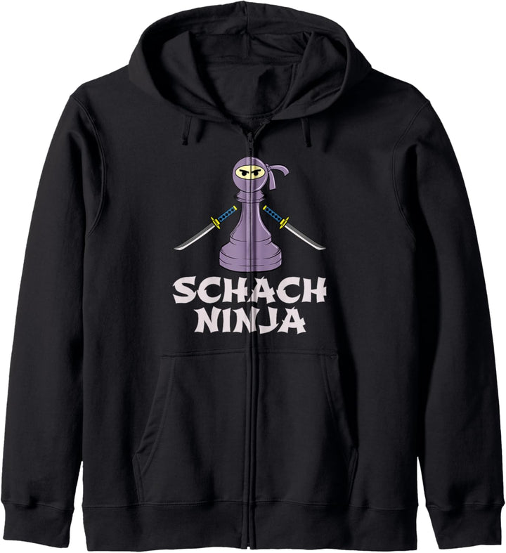 Schach Ninja Schachbrett Schach Design Chess Ninja Schach Kapuzenjacke