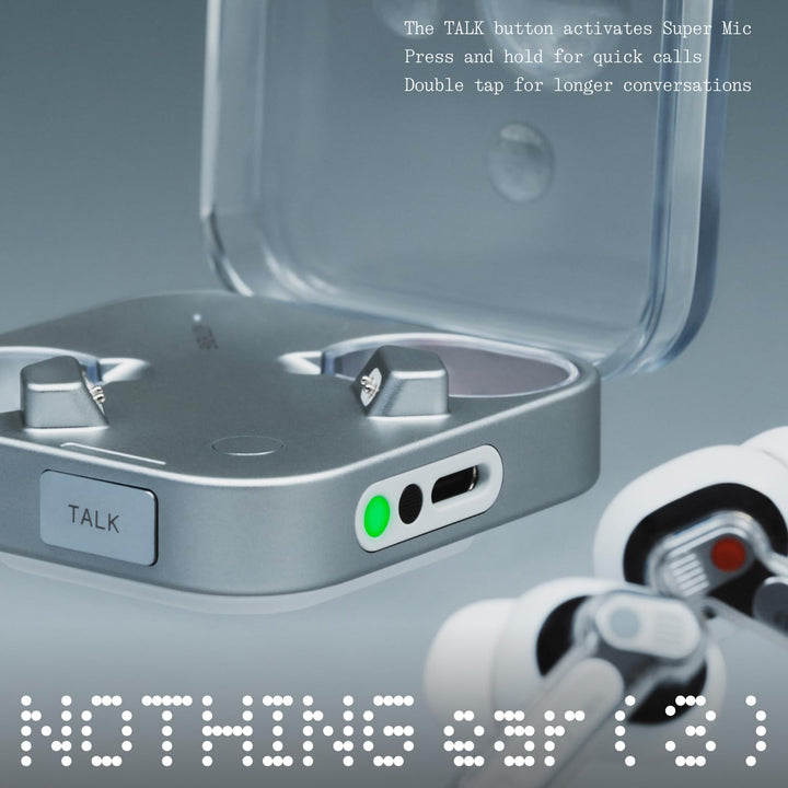 Nothing Ear (3) Kabellose In-Ear Kopfhörer, Adaptive Geräuschunterdrückung, LDAC Hi-Res Audio, Super