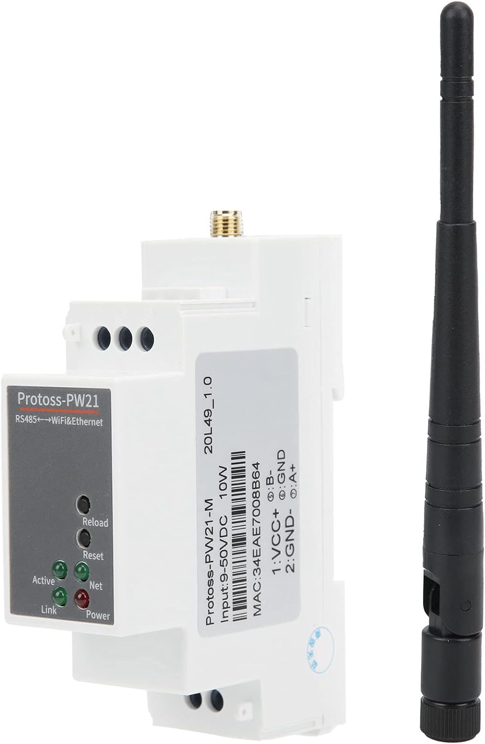 Serieller WLAN-Server RS485 zu WLAN Ethernet Serieller Server Ethernet Drahtlose Netzwerkgeräte Modb