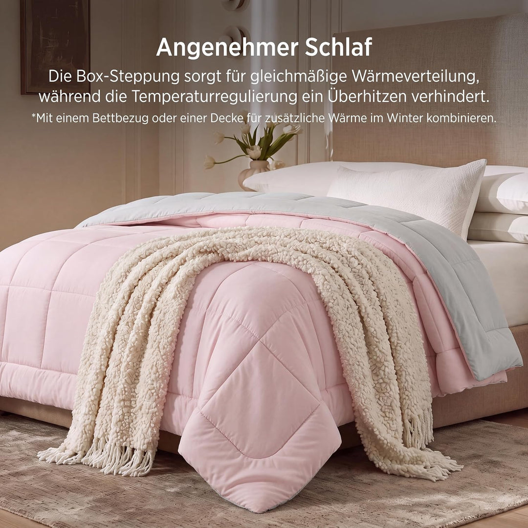 BEDSURE Bettdecke Ohne Bezug 135x200 - Bettdecke 135x200 für Allergiker, Warm &amp; Gemütlich Ganzjahres