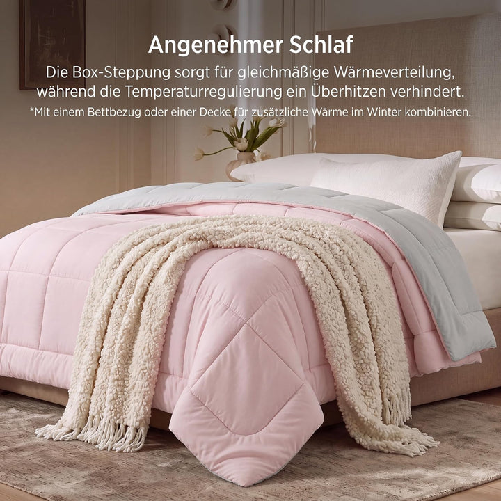 BEDSURE Bettdecke Ohne Bezug 135x200 - Bettdecke 135x200 für Allergiker, Warm &amp; Gemütlich Ganzjahres