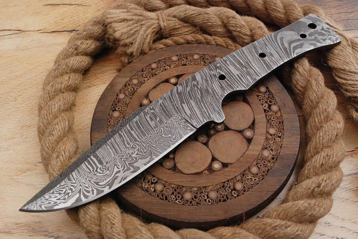 Damast Klinge Handgeschmiedete Damast Rohling Damascus blank blade 6028EA