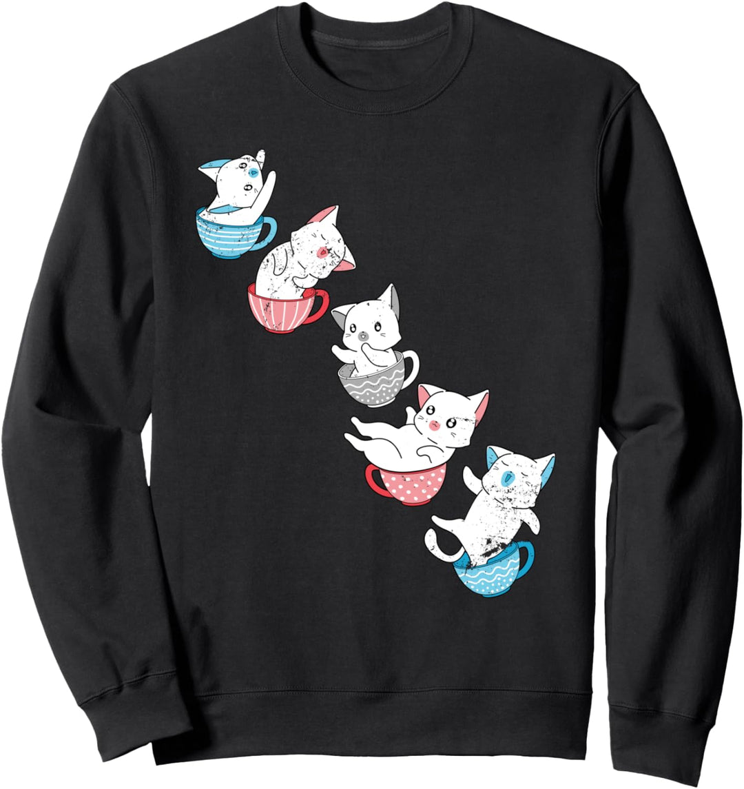 Transsexuell Haustier LGBTQIA Queer CSD Transgender Katze Sweatshirt
