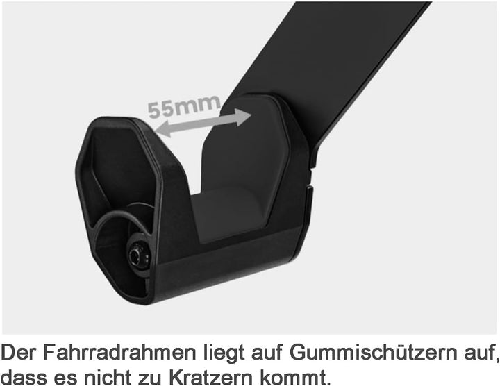 HALTERUNGSPROFI Fahrrad Wandhalterung I Fahrradhalter - Winkel und Wandabstand einstellbar bis 25 kg