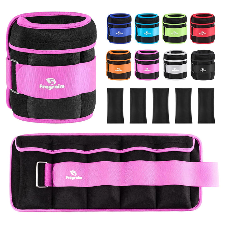 Gewichte für Beine und Arme, Verstellbares Gewichtsmanschetten fuss, Paar(2er Set) von 1.5kg-10kg Ge