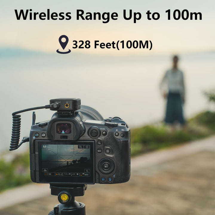 Saramonic Blink 500 ProX B2R 2 Personen Wireless Clip-On Mikrofonsystem mit On-Board-Aufnahme & Lava