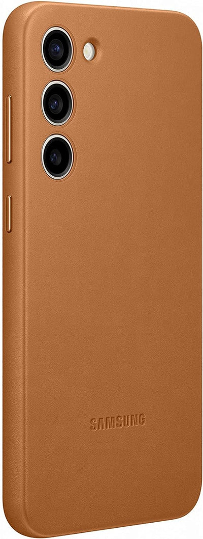 Samsung Leather Smartphone Case EF-VS916 für Galaxy S23+, Handy-Hülle, Echtleder, Schlankes Design,