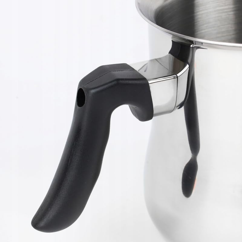 1,5L Milchtopf Simmertopf Edelstahl Kochtopf Wasserbad Simmerntopf Wasserbad mit Flötenkessel Funkti