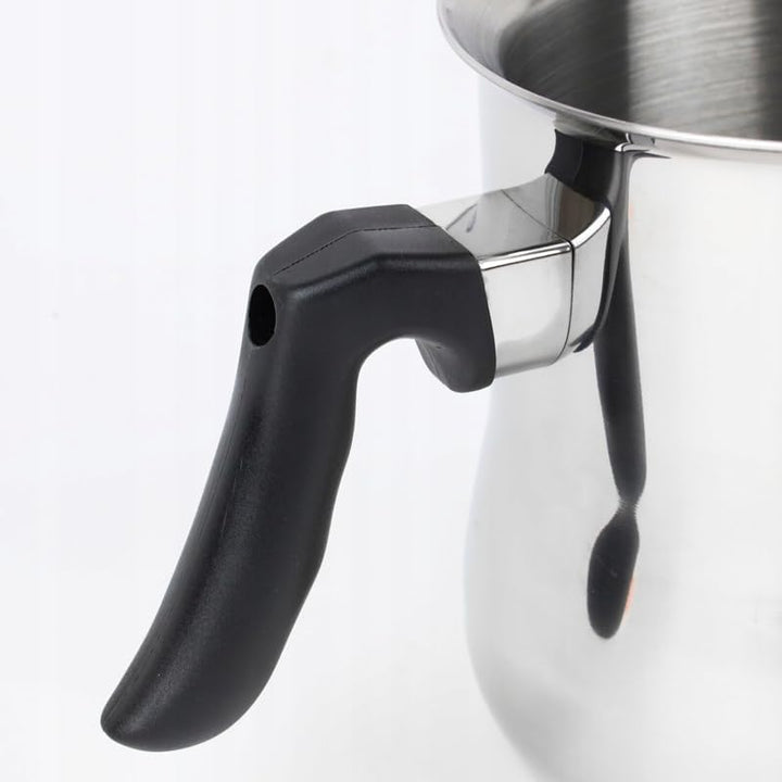 1,5L Milchtopf Simmertopf Edelstahl Kochtopf Wasserbad Simmerntopf Wasserbad mit Flötenkessel Funkti
