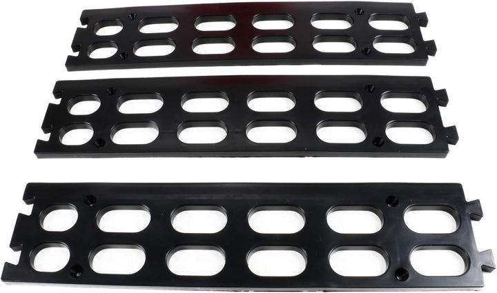 8 Stapelboxen mit Aufhängeschiene von Kinzo Storage, Kunststoff, ca. 10 x 16 cm pro Box, rot