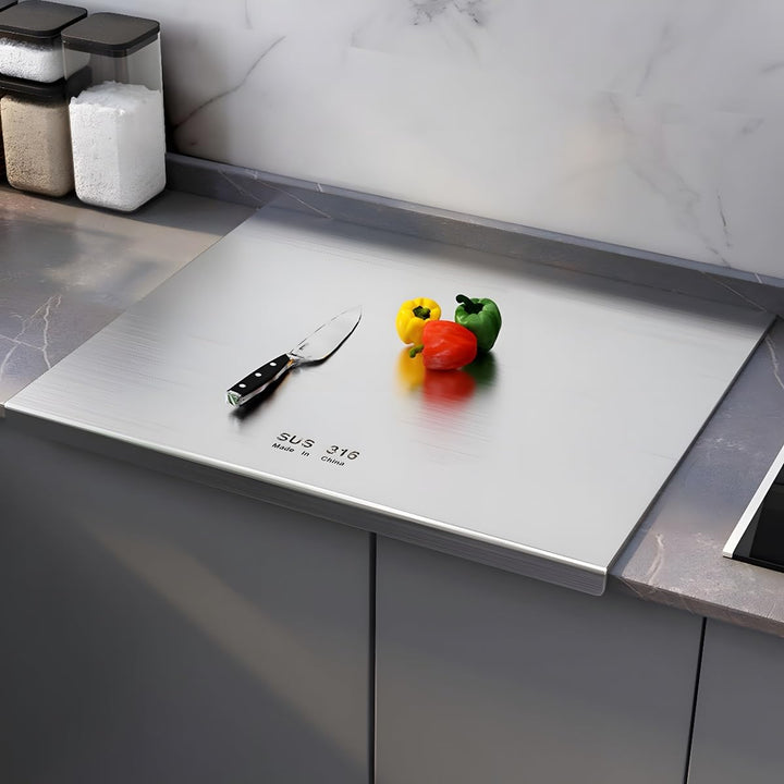 Schneidebrett 316 Edelstahl,Edelstahl Arbeitsplatte aus Verschiedene Grössen,Cutting Board,Schneideb