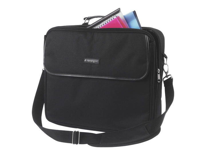 Kensington Deluxe Topload Laptoptasche - Einfach tragbare Tasche im klassischen Stil für 15,6 Zoll L