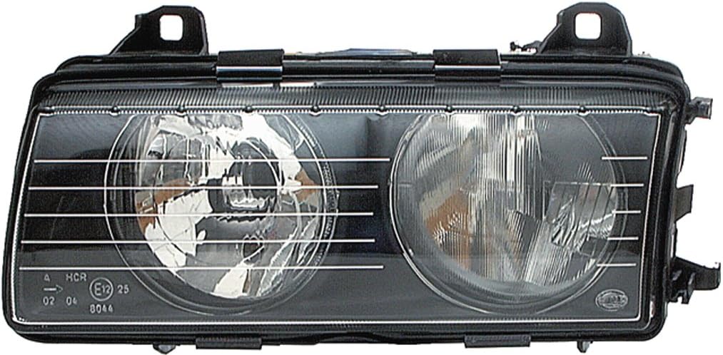 HELLA 1AH 007 045-041 FF/Halogen-Hauptscheinwerfer - rechts - für u.a. BMW 3 (E36), Rechts