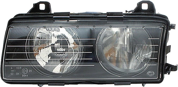 HELLA 1AH 007 045-041 FF/Halogen-Hauptscheinwerfer - rechts - für u.a. BMW 3 (E36), Rechts